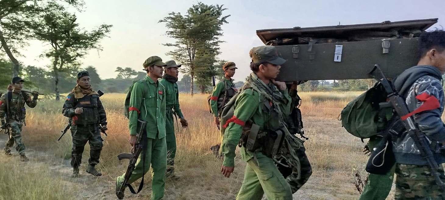 Resistance fighters capture pro-regime militia base camp in central Myanmar