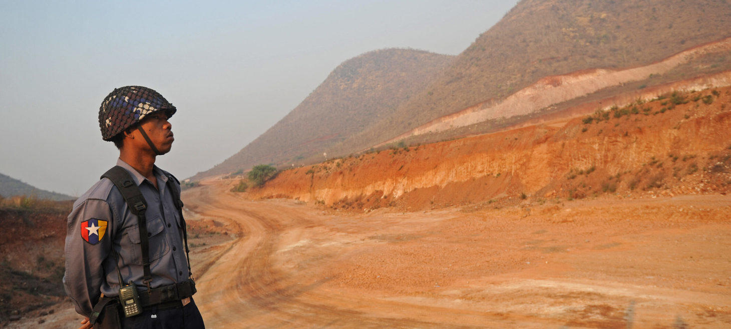Resistance ambushes Myanmar army convoy near regional capital, Wanbao mining project