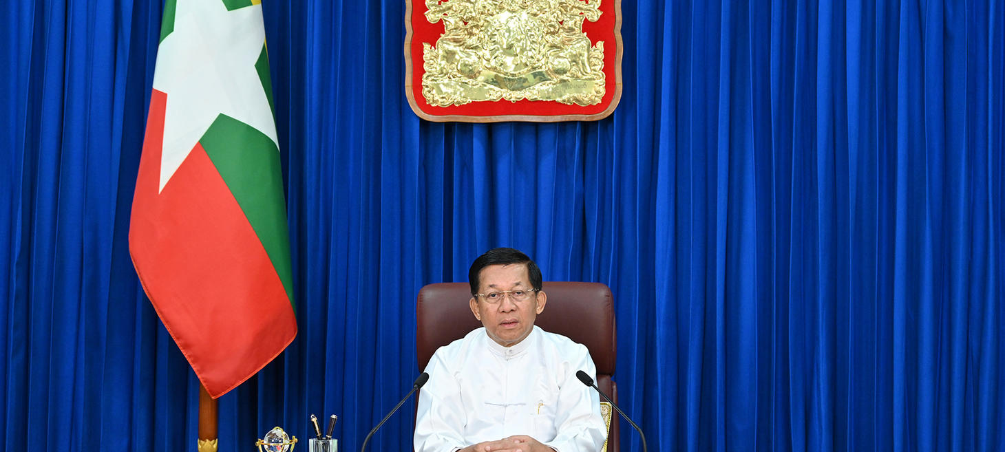 Myanmar Junta Boss Warns Resistance as Regime Loses Ground Nationwide