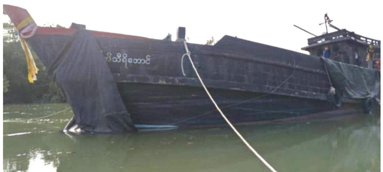 Karen armed group intercepts vessel carrying Myanmar military’s supplies in Andaman Sea