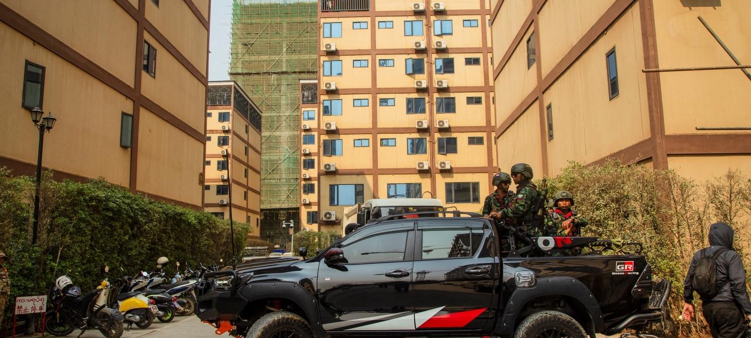 Battered Myanmar scam centre workers wait for deportation to China