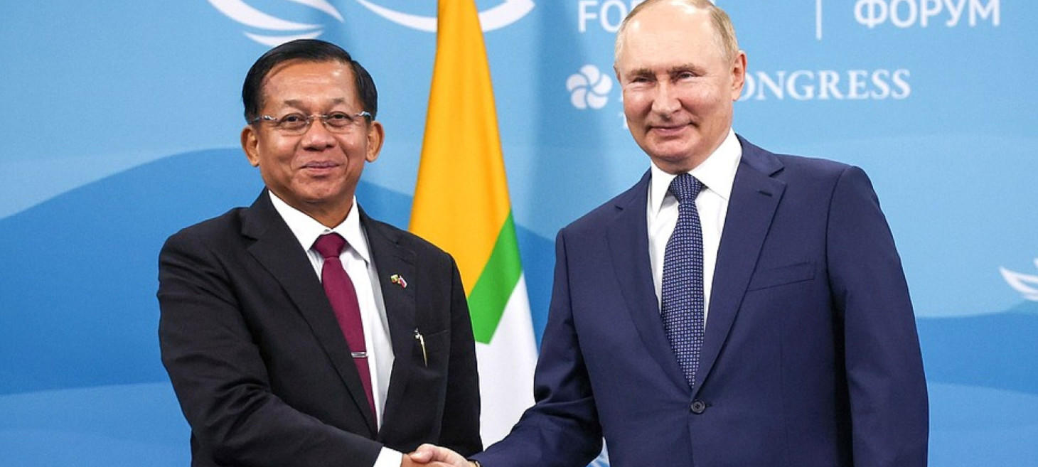 Myanmar junta chief to meet with Russian president in Moscow
