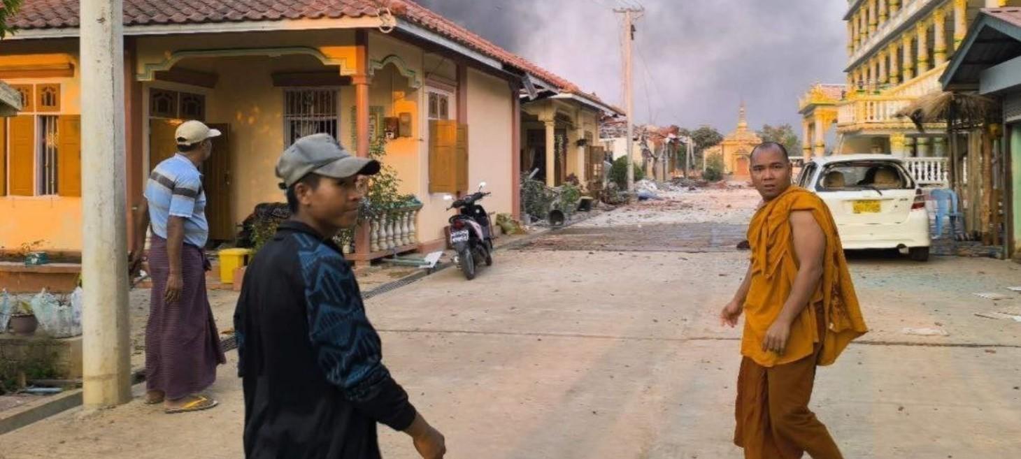 Six monks among nine people killed by Myanmar junta airstrike on TNLA-held town