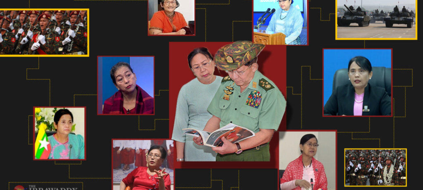 Nine Women Loyalists of Myanmar’s Military Regime