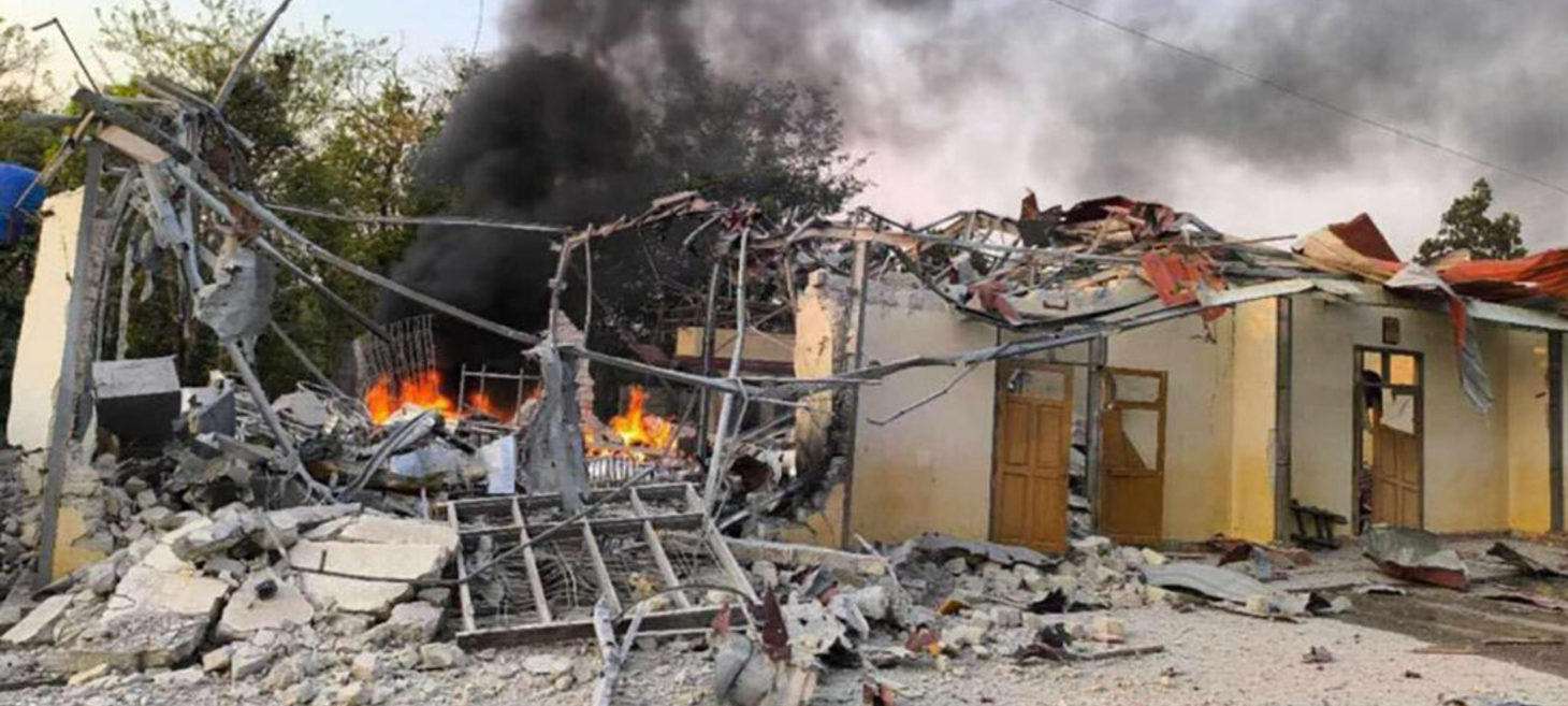 Myanmar Junta Airstrikes Kill 41 Civilians at Monastery and Market
