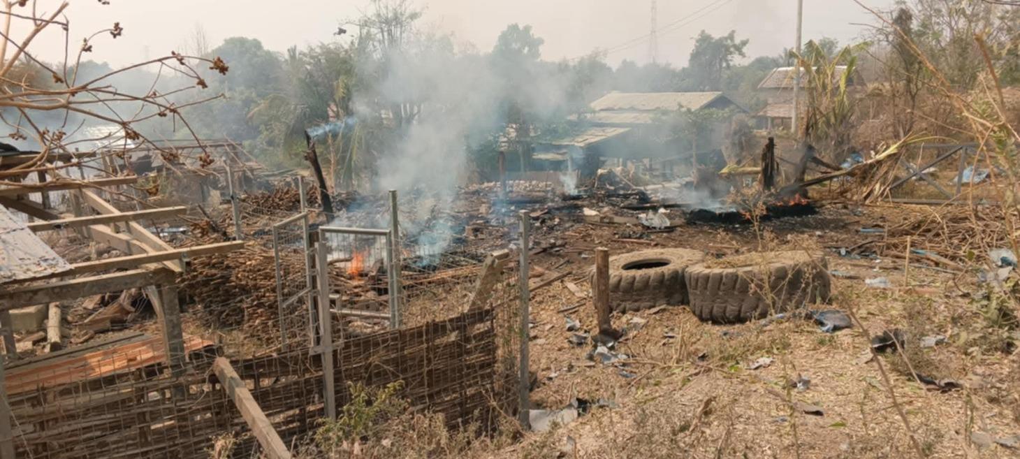 11 civilians killed in Myanmar junta airstrikes on village clinic in northern Magway Region