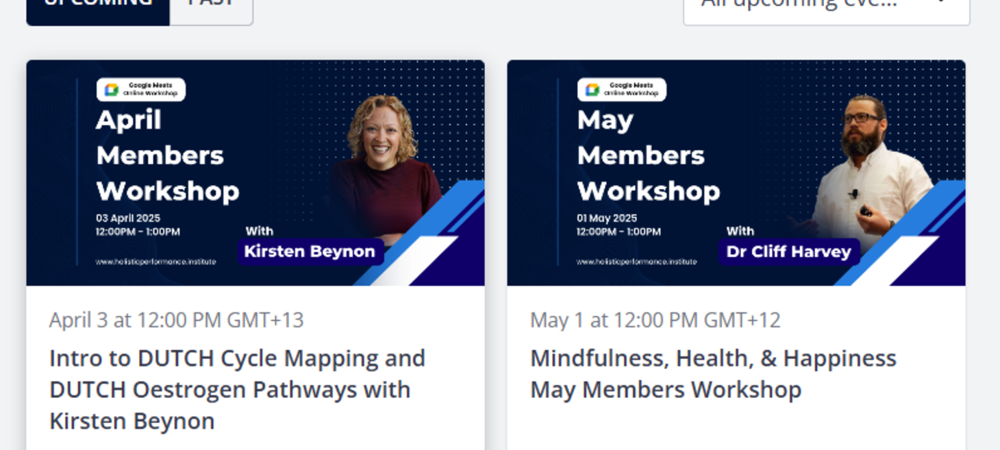 April Members Workshop on Thursday with Kirsten Beynon