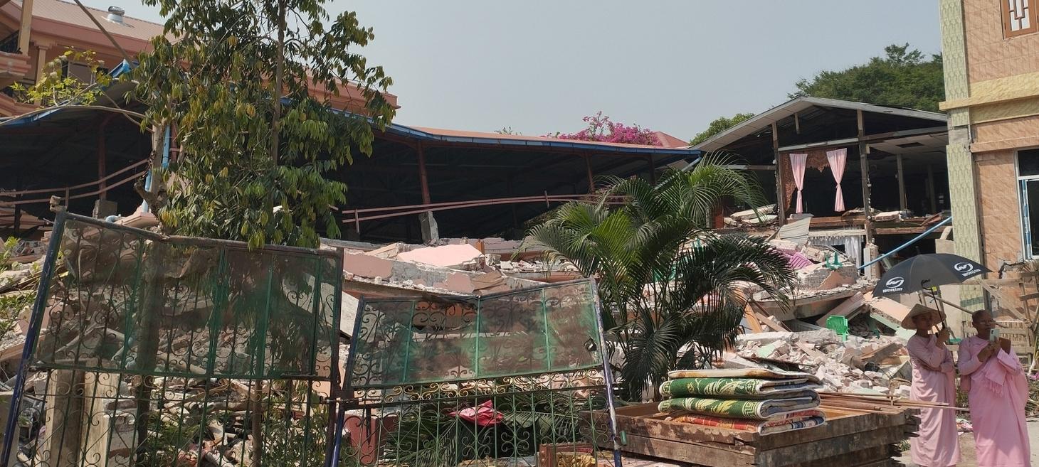‘We didn’t find anyone alive’: Earthquake buries the faithful at Sagaing religious sites