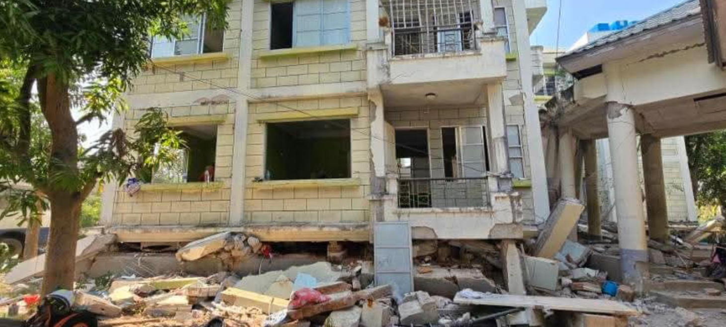 Myanmar Regime Leak Reveals Naypyitaw Housing Decimated by Quake