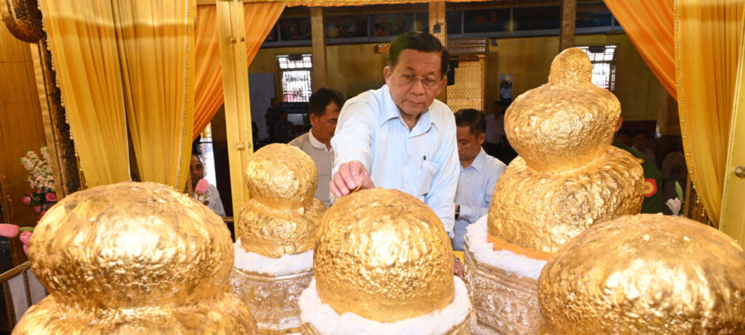 Myanmar Junta Boss Pushes Elections in Thingyan Message