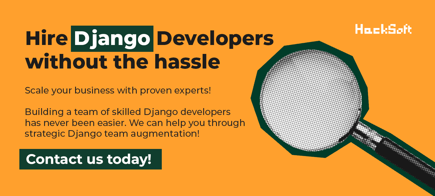 Hire Django developers without the hassle!