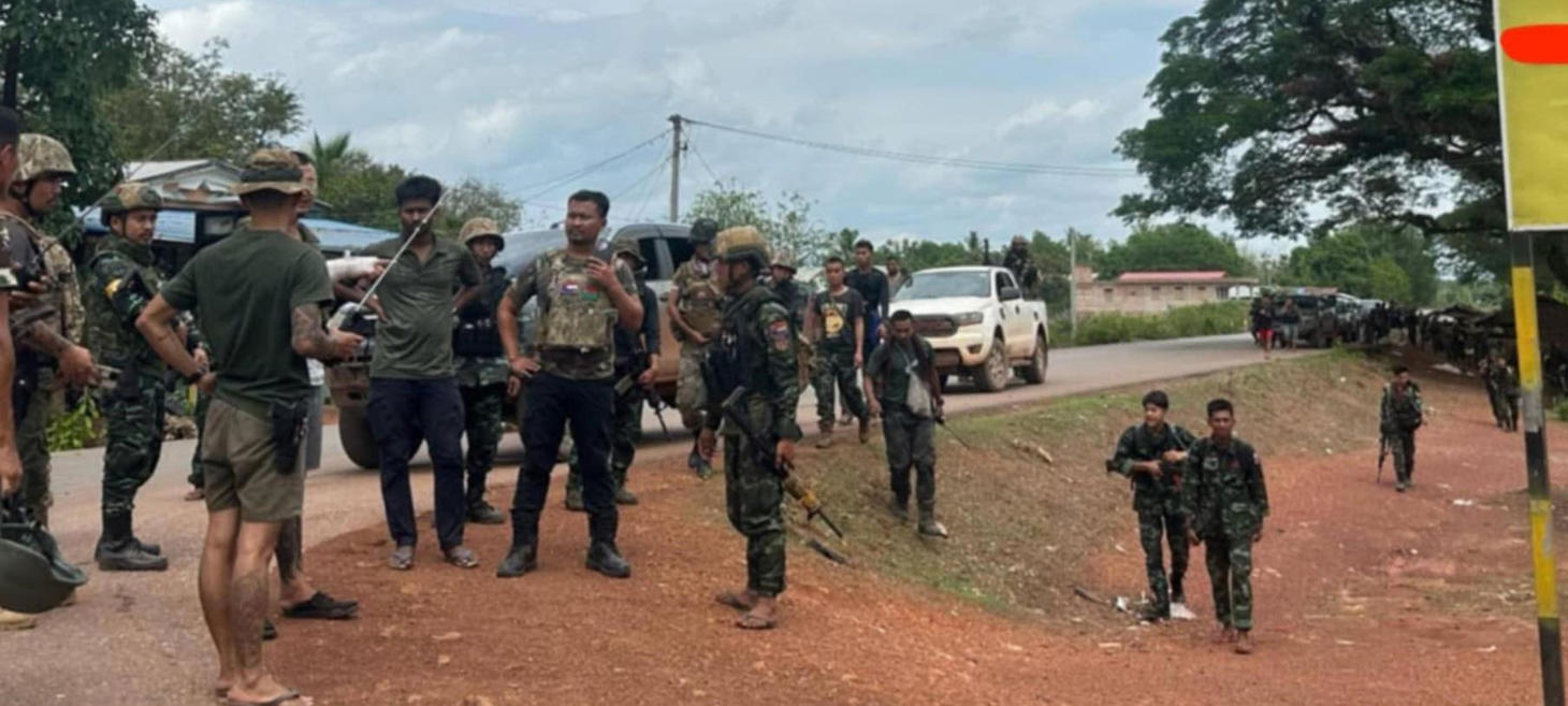 Myanmar Junta Attacks Resistance-Held Positions in Karen State