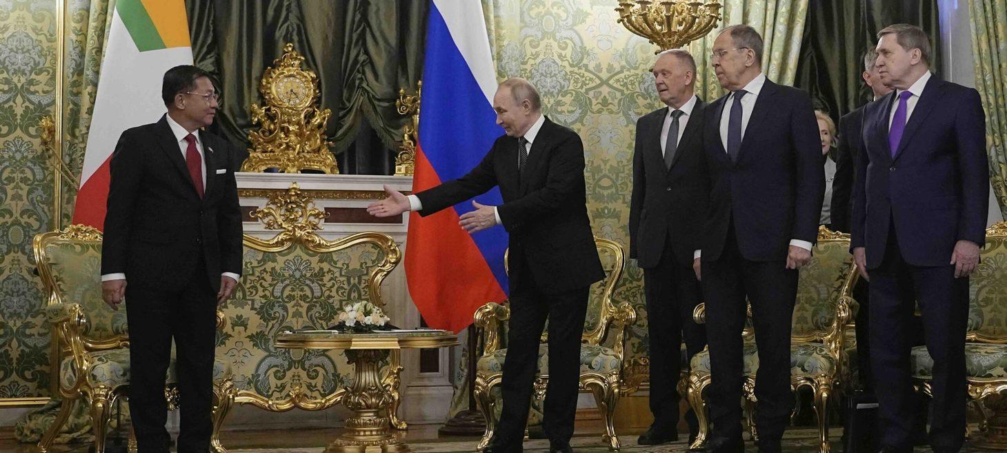 Myanmar junta chief to attend Russia’s WWII victory parade amid strengthening ties with Moscow