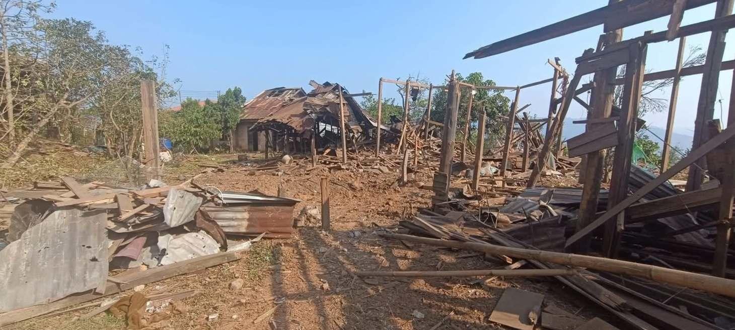 Three Killed in Mindat Township Airstrike