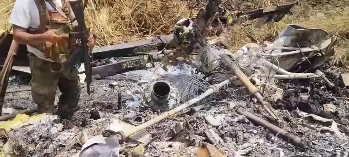 KIA Drone Strike Downs Myanmar Junta Chopper