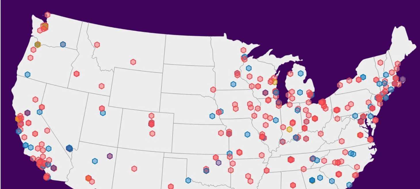 7 Revealing Findings from a First-of-Its-Kind Map and Analysis of American LGBTQ Bars