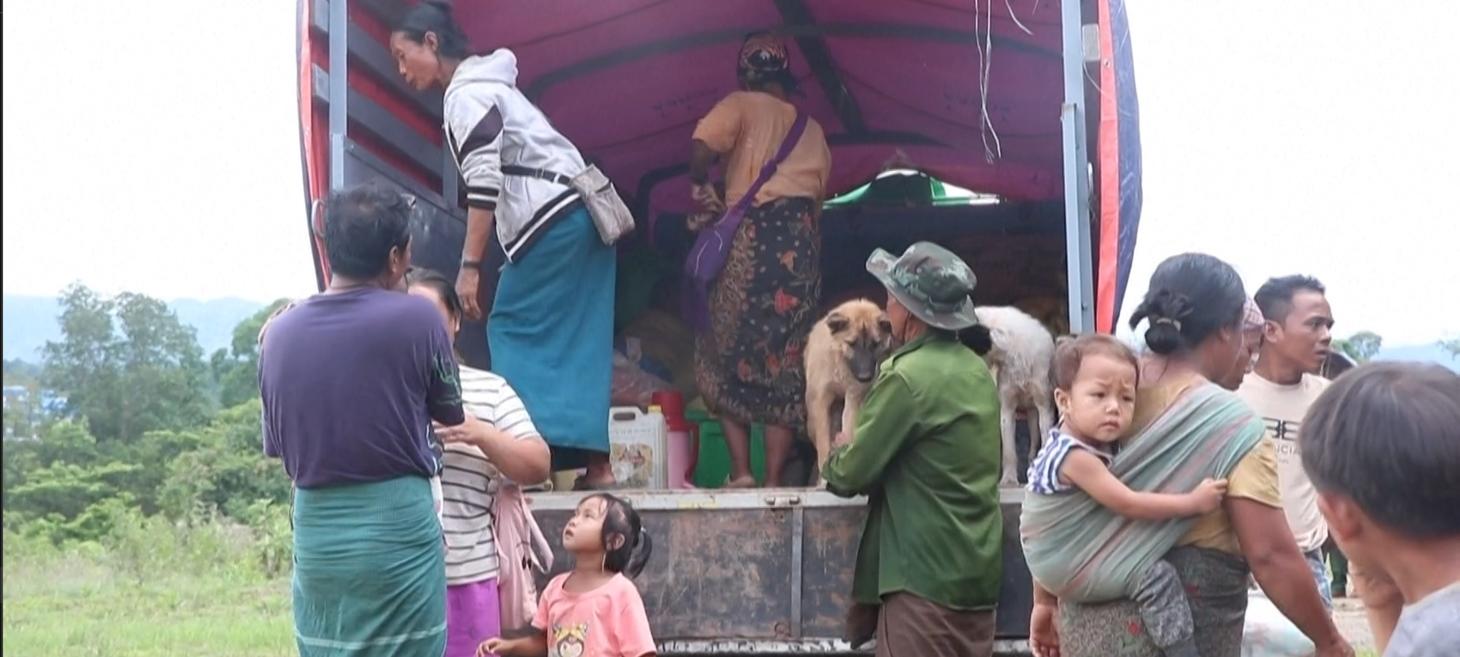 More than 600 flee Shan State village as Myanmar military fights anti-junta forces