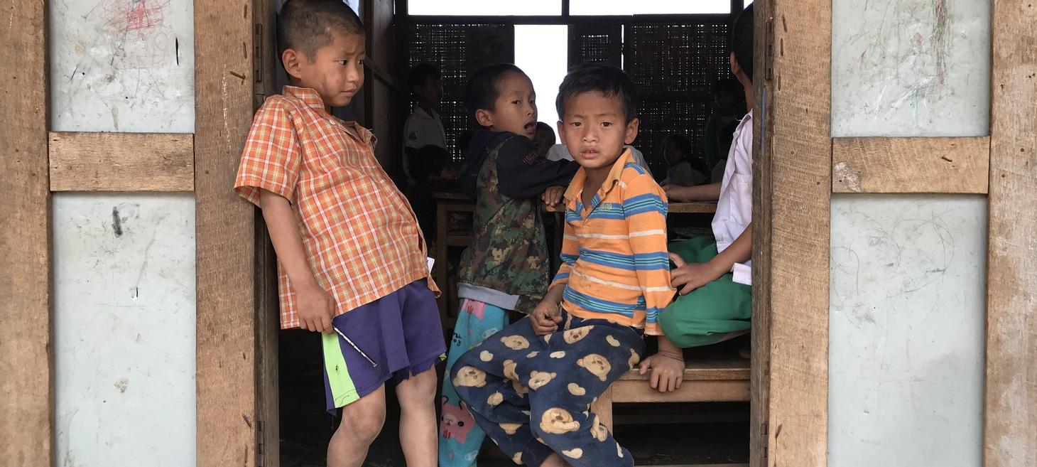 Children long for books instead of bullets in Myanmar