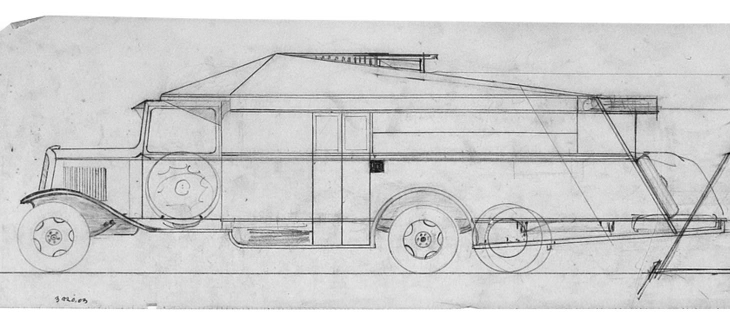 How A Wright-Designed Food Truck Sketch Inspired Airstream Camp Trailers