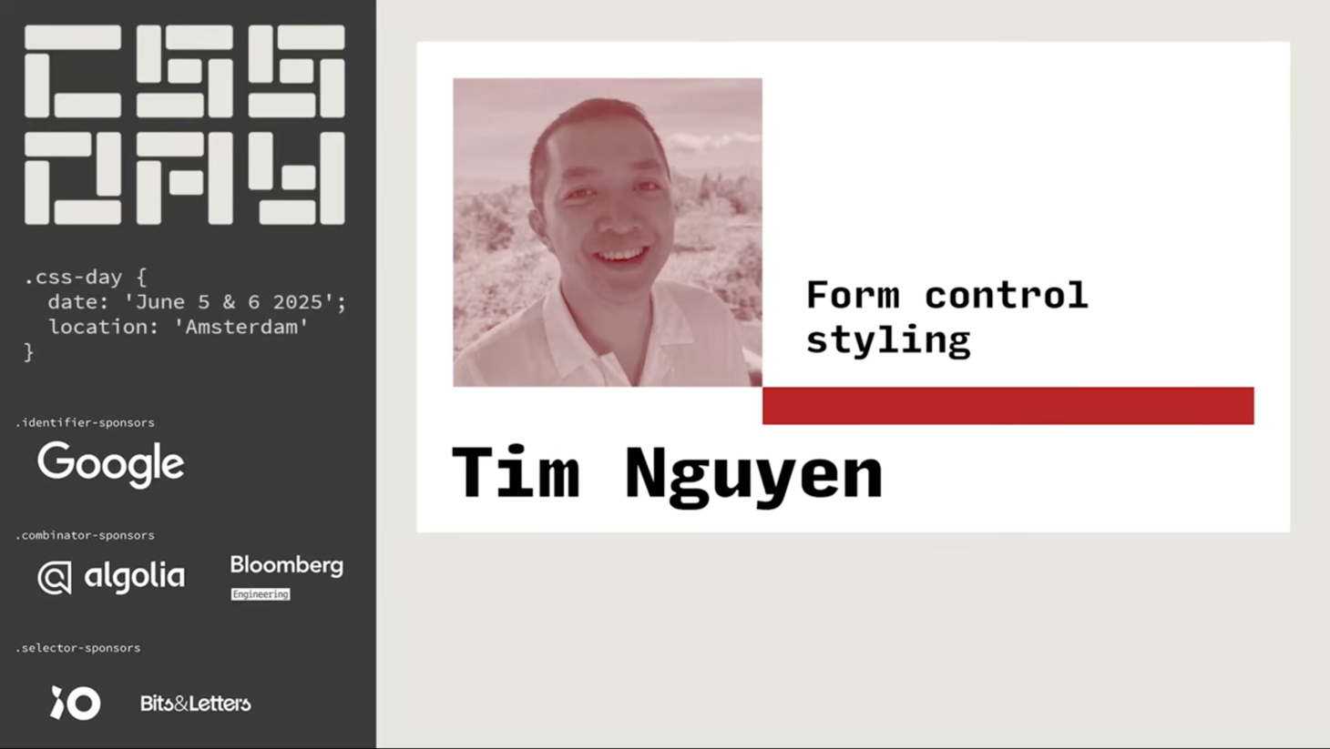 Form control styling
