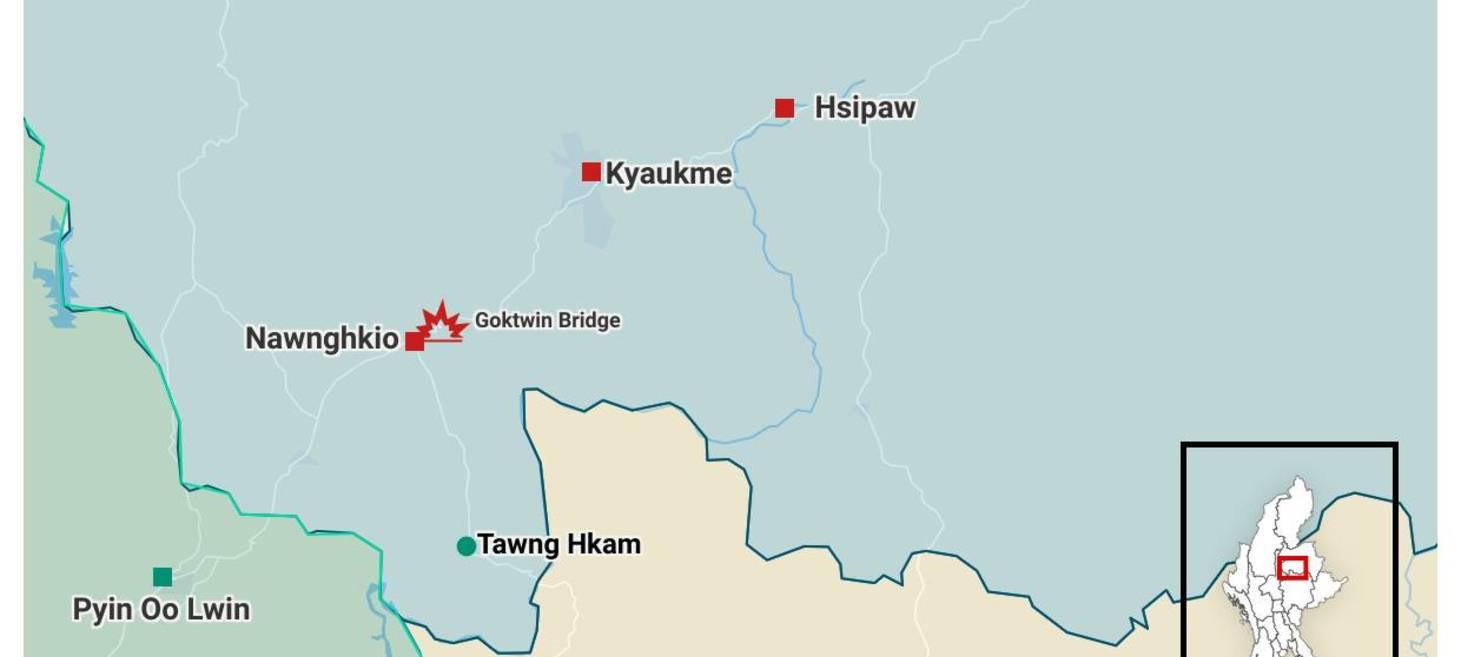 With Myanmar military close to retaking Nawnghkio, resistance faces second major setback