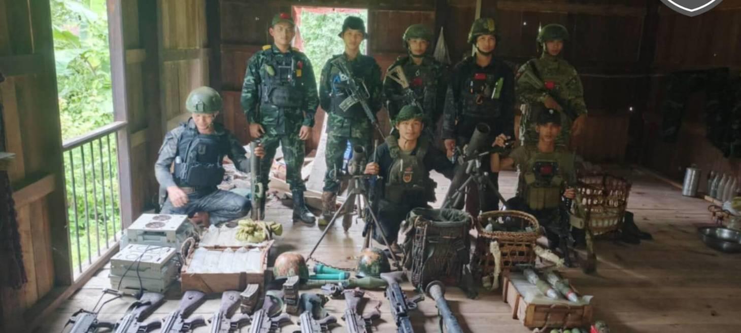 Resistance forces seize two junta bases in Bago offensive
