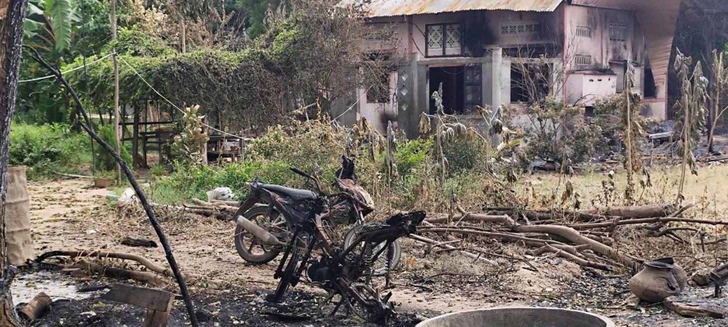 After massive junta convoy stops in Magway Region, ground troops terrorise nearby villages