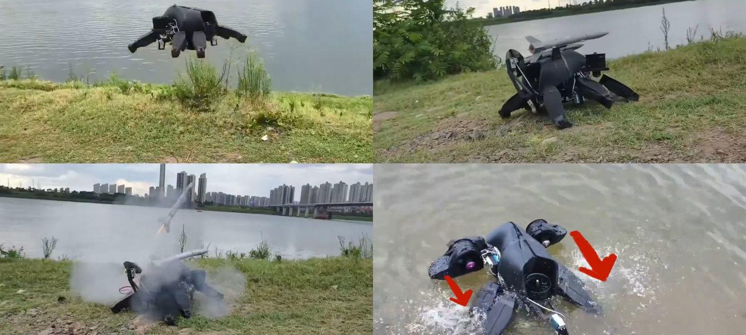 DIY engineer goes viral for 3D-printing a robot that can fly, swim, and walk - NotebookCheck.net News