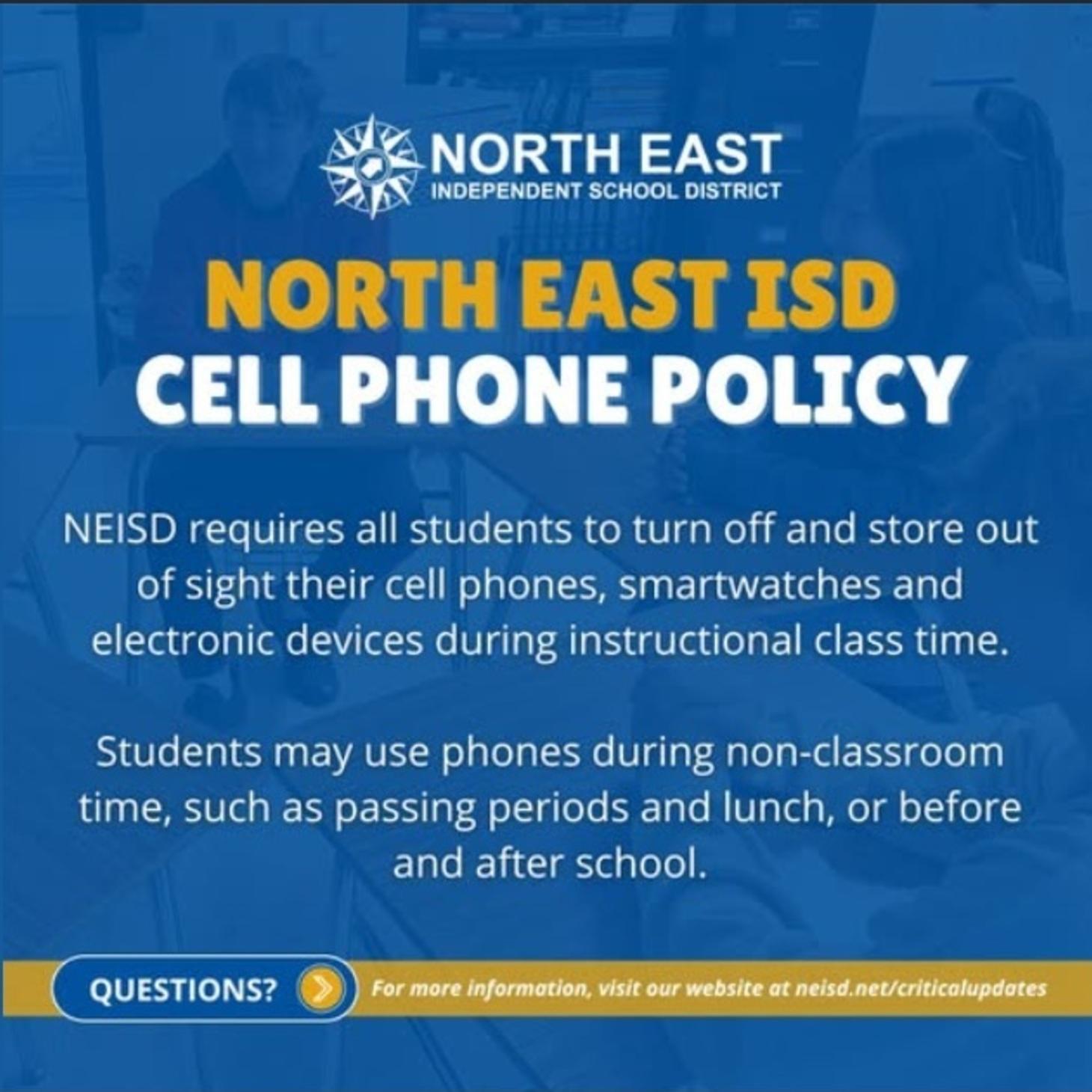 NEISD Cell Policy