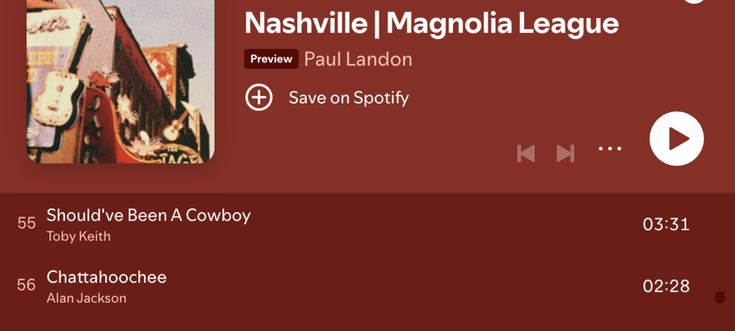 🪕 Nashville | Magnolia League Playlist