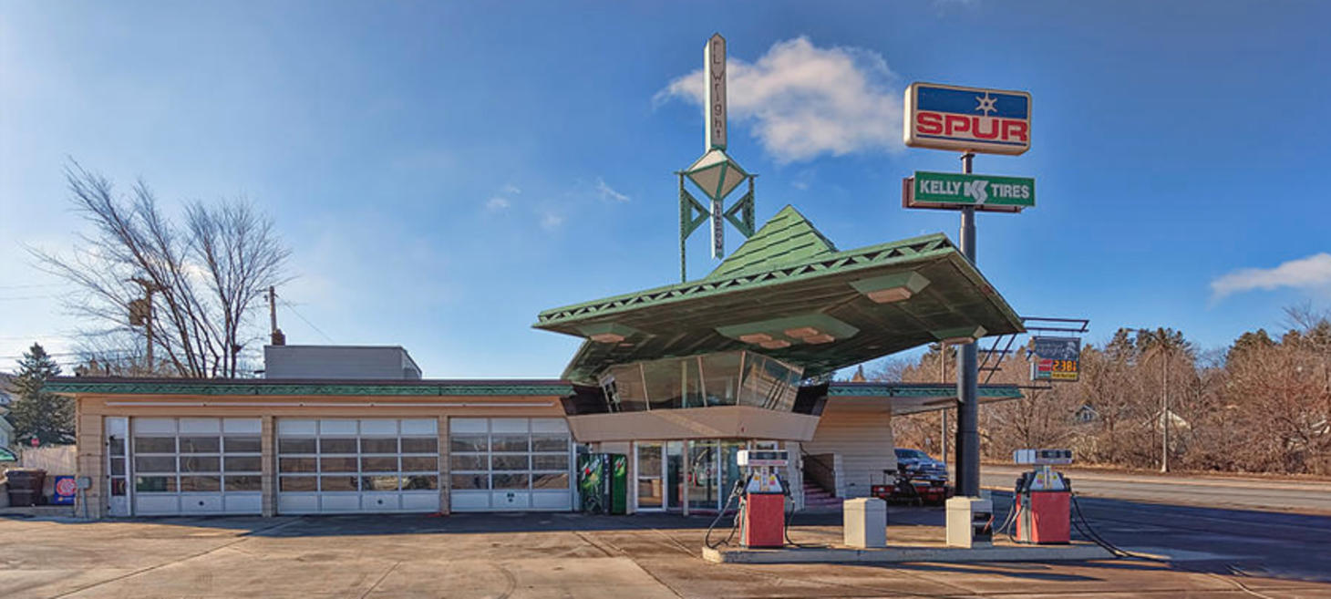 Visit The Gas Station Designed By Frank Lloyd Wright