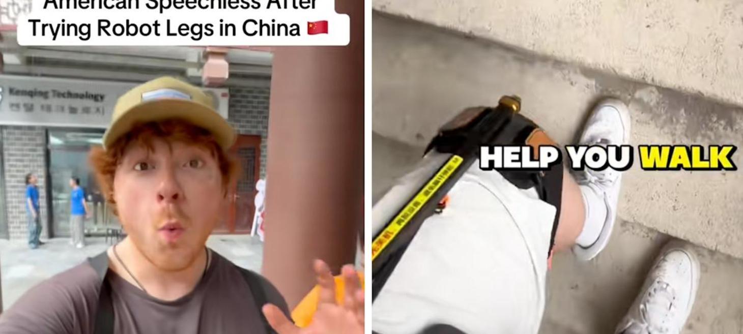 “This is literally the future”: Tourist in China rents robotic legs for under $1,000—Americans joke it’d cost 10x more here