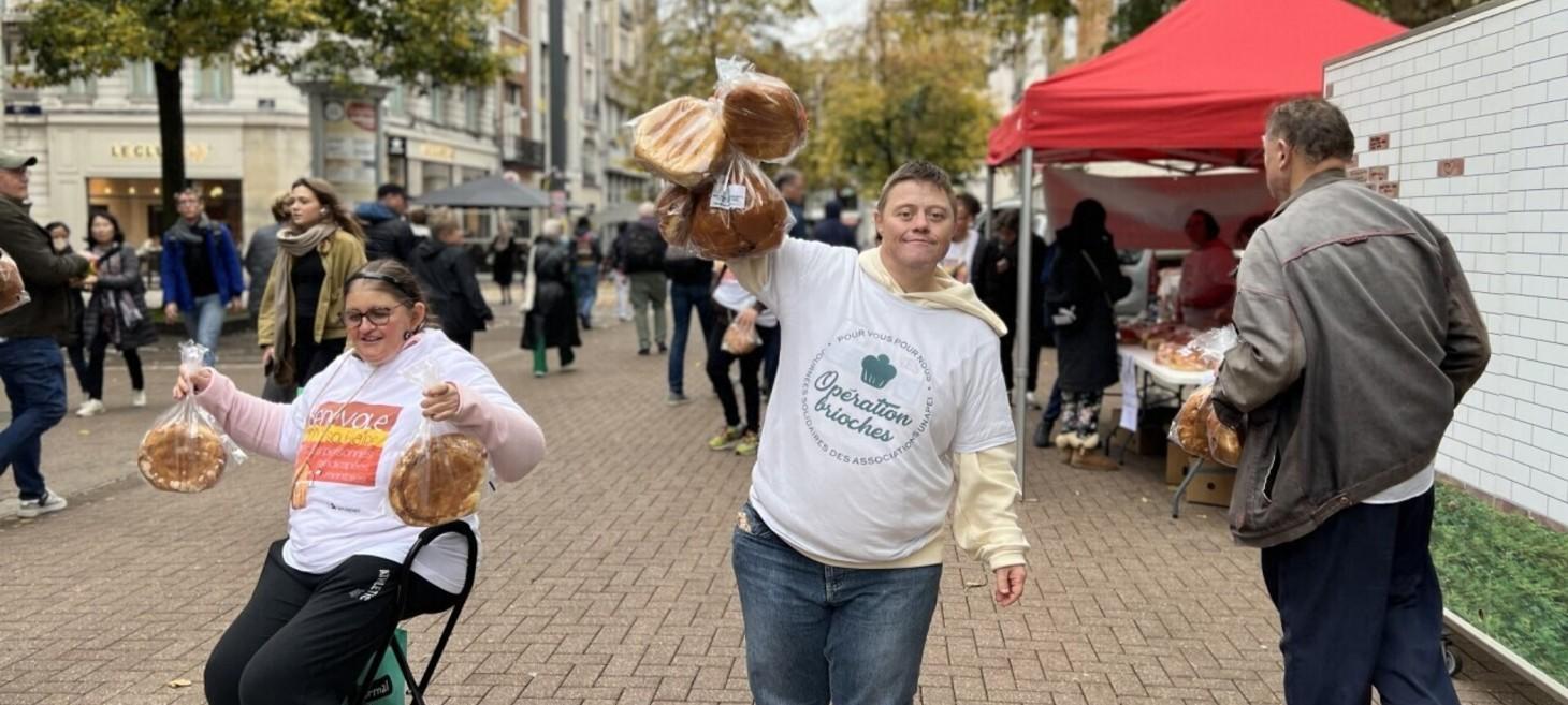 L'opération brioches des Papillons Blancs de Lille - De brioche-actie van de Papillons Blancs van Rijsel