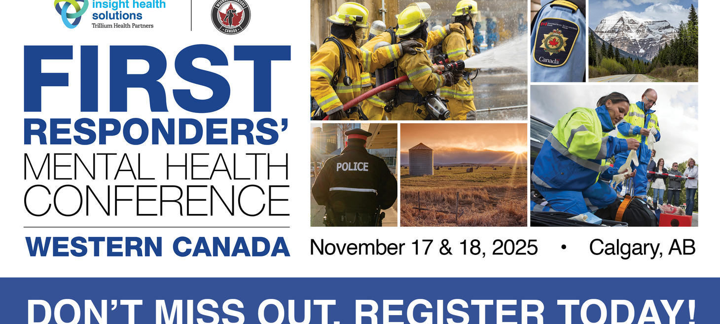 The Western Canada First Responder Mental Health Conference is scheduled for November 17-18 in Calgary