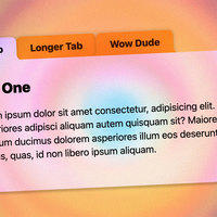 Modern CSS Round-Out Tabs
