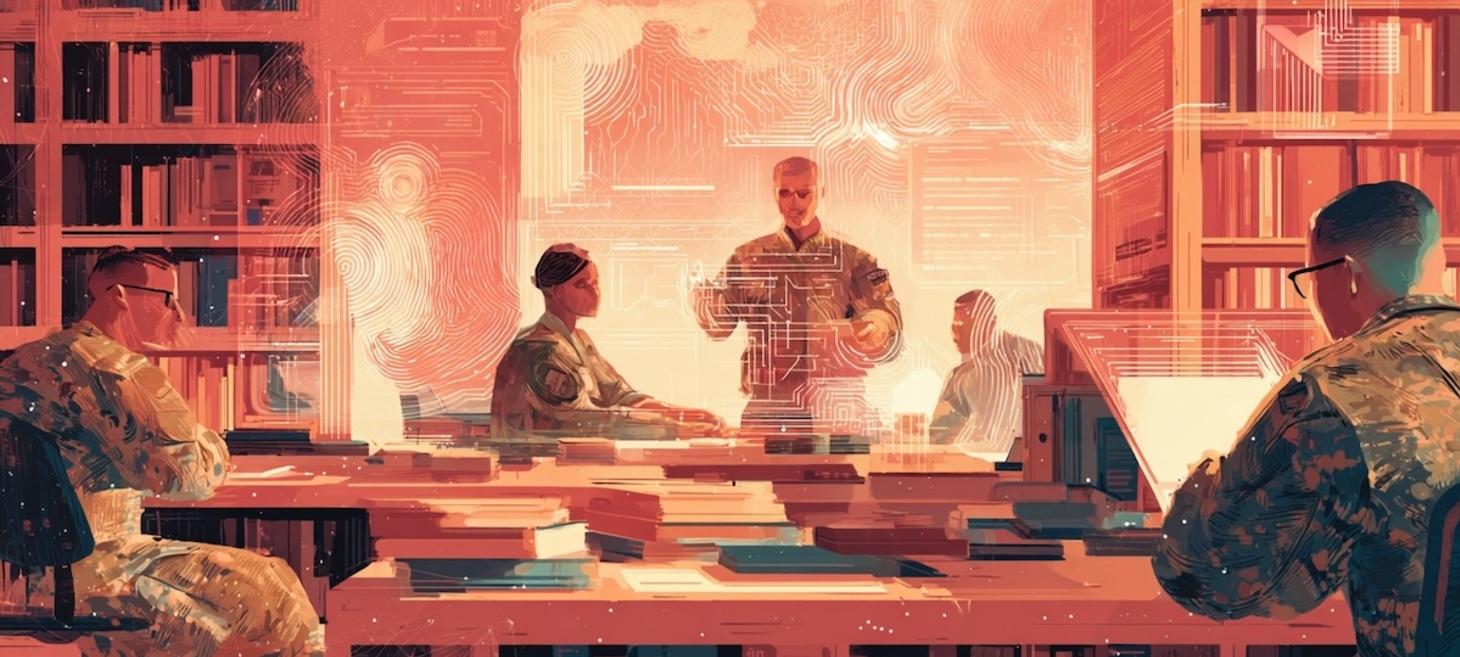 A Guide to Collaborating With (and Not Surrendering to) AI in the Military Classroom