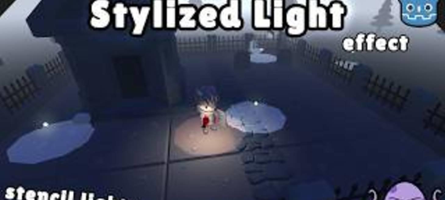 How to Create Stylized Low-Poly Lights with Stencils in Godot