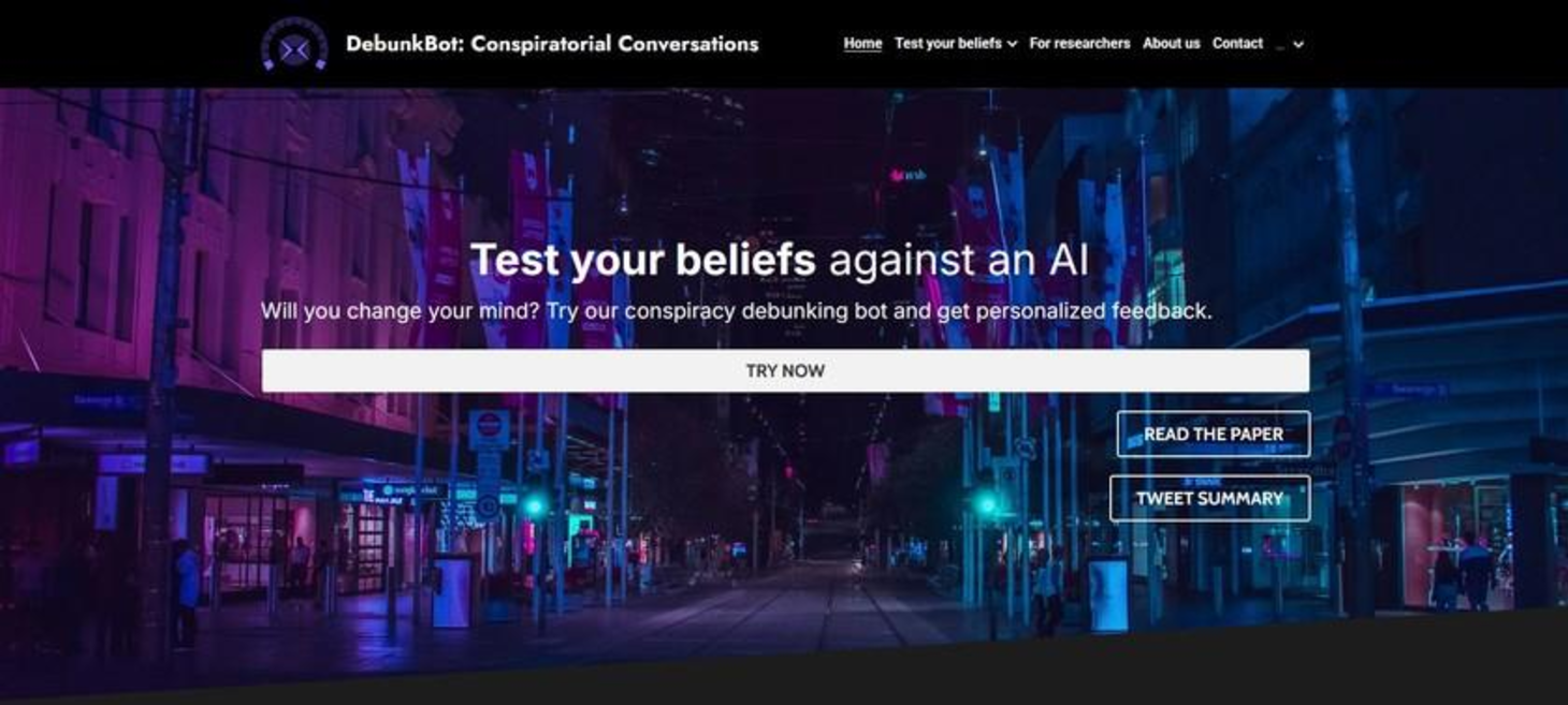 Issue 113: DebunkBot - Test your beliefs against an AI