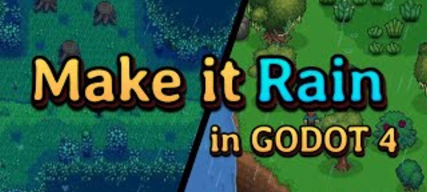 How to Create Realistic Rain in Godot 4 Using Particles and Sub Emitters