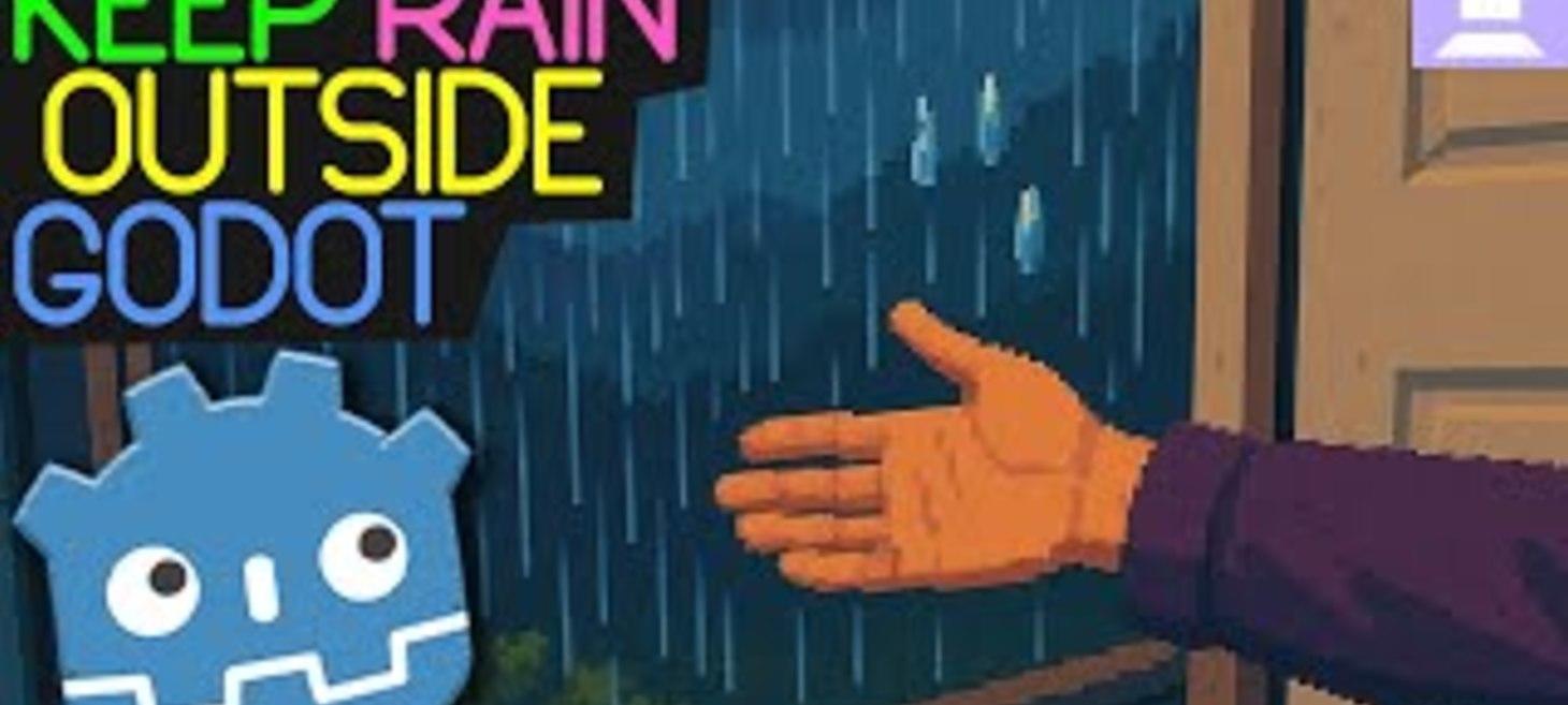 How to Create Rain Particles that Follow the Player in Godot 4