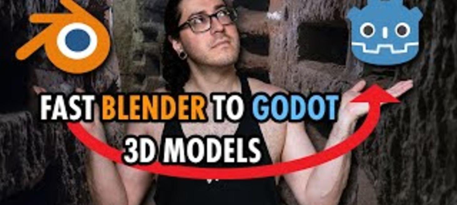 How to Transfer 3D Models from Blender 4.5 to Godot 4 for Free