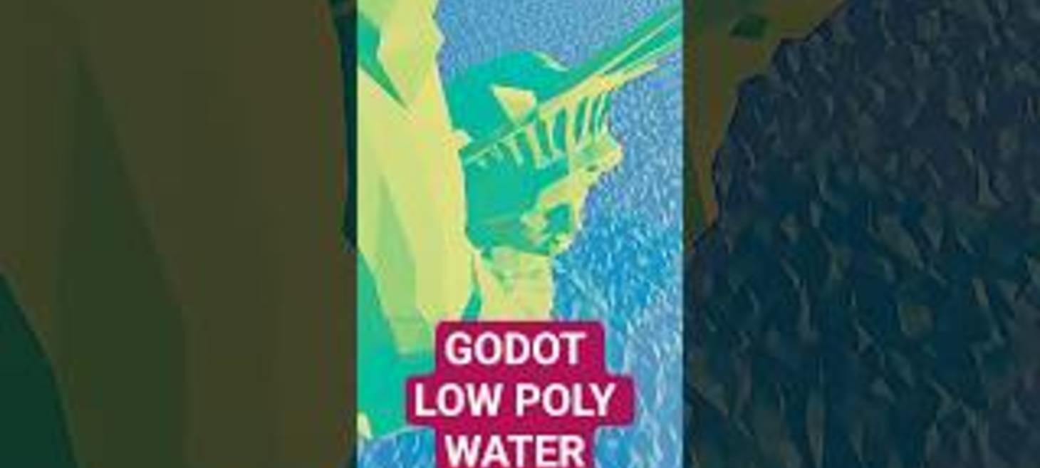 How to Create Stunning Low-Poly Water Effects in Godot with a Simple Shader