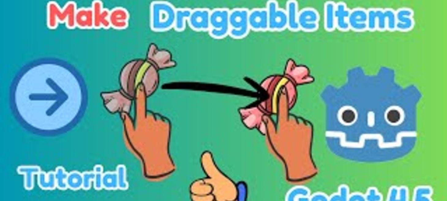 How to Create a Scalable Draggable UI Item in Godot