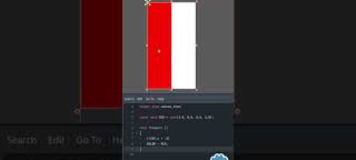 How to Use a Simple Fragment Shader to Color a ColorRect Based on UV Coordinates