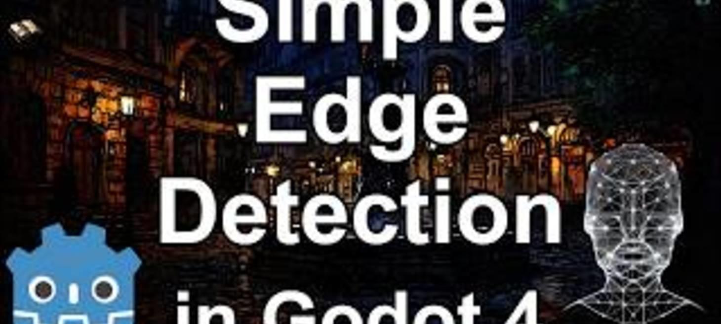 Godot 4: One-line edge shader tutorial and a 100+ shader pack for advanced game development.
