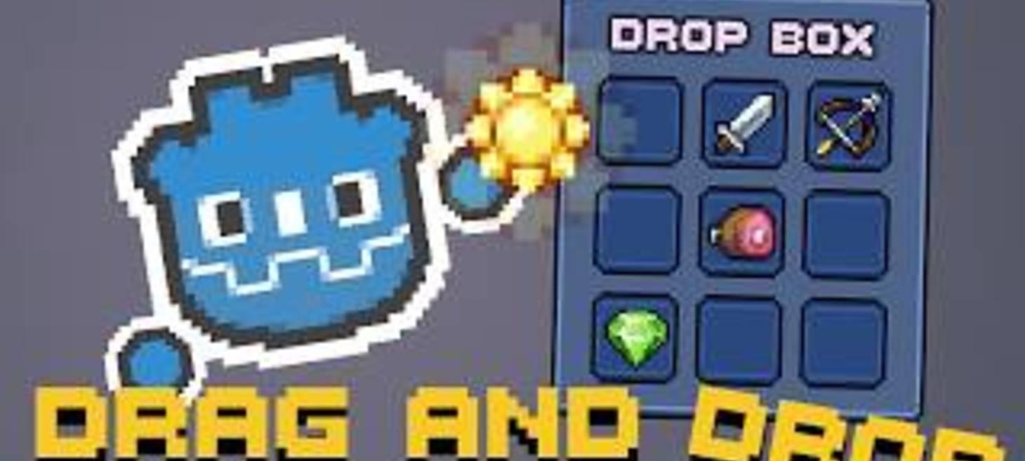 A simple, extensible drag-and-drop addon for Godot.