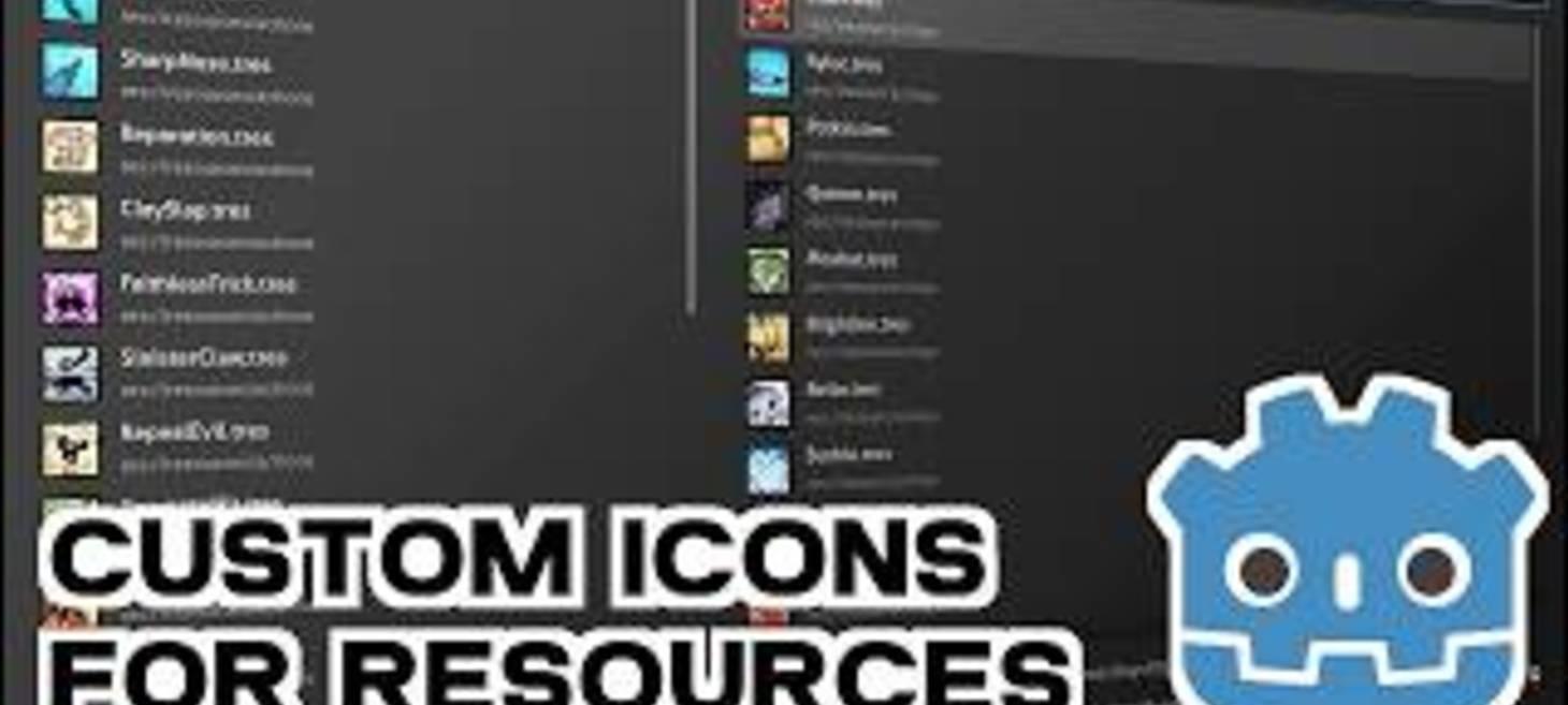 How to Add Custom Icons to Godot Resources and Visualize Projects with a Tutorial and Plugin Showcase