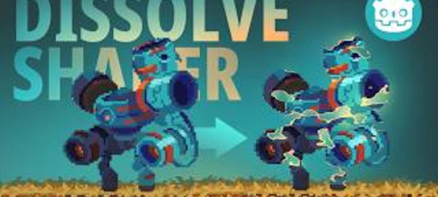 How to Create a 2D Dissolve Shader in Godot and Promote a 2D Godot Course