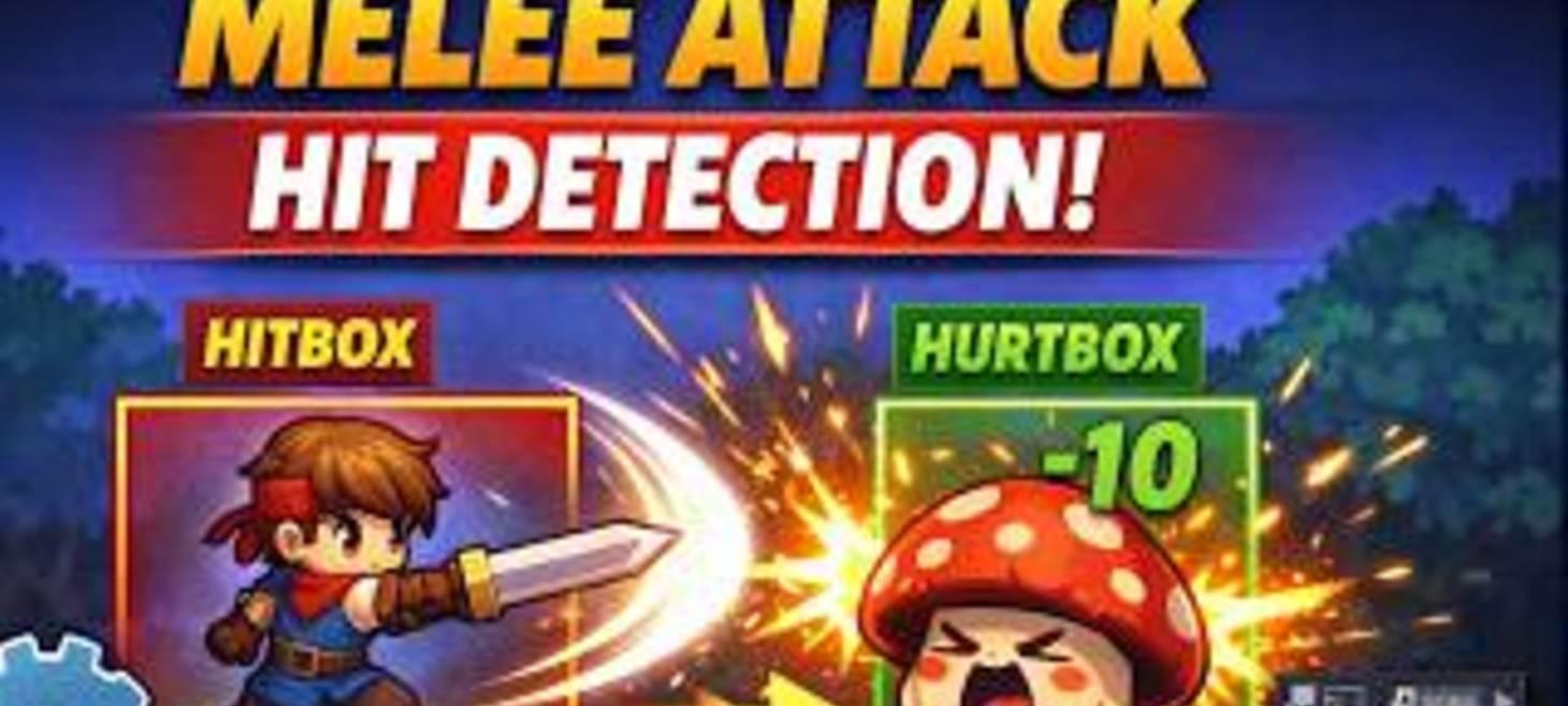 How to Implement Melee Hitbox and Hurtbox Hit Detection in Godot Tutorial