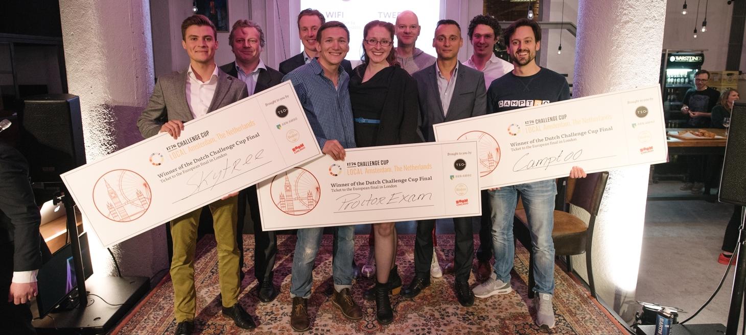 Drie Nederlandse startups strijden verder om een miljoen